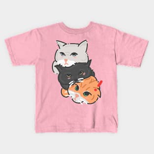 Three Cats Kids T-Shirt